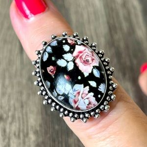 Dichroic Fancy Glass Ring